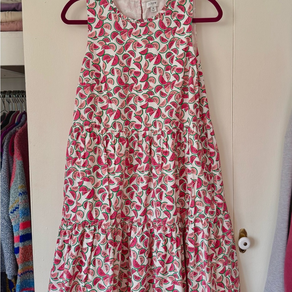 J. Crew Factory Dress with Watermelon Pattern
